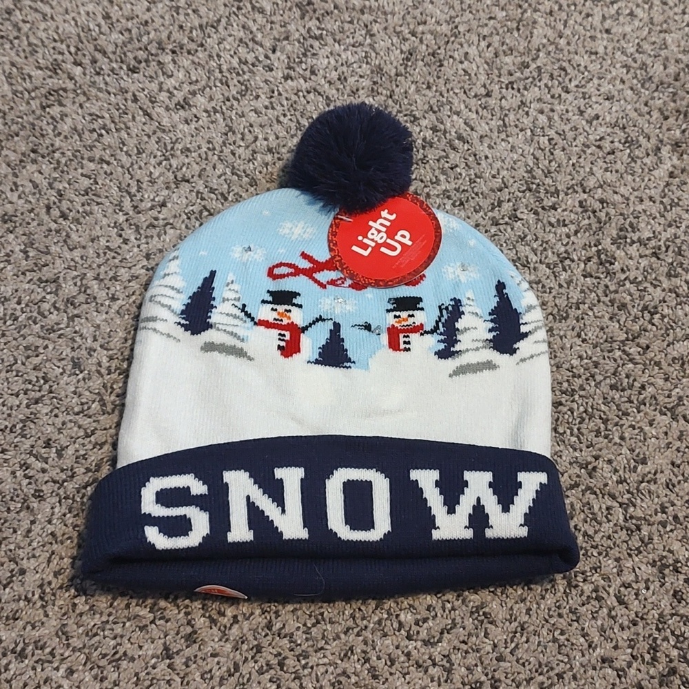 NWT Light up Christmas Beanie Hat